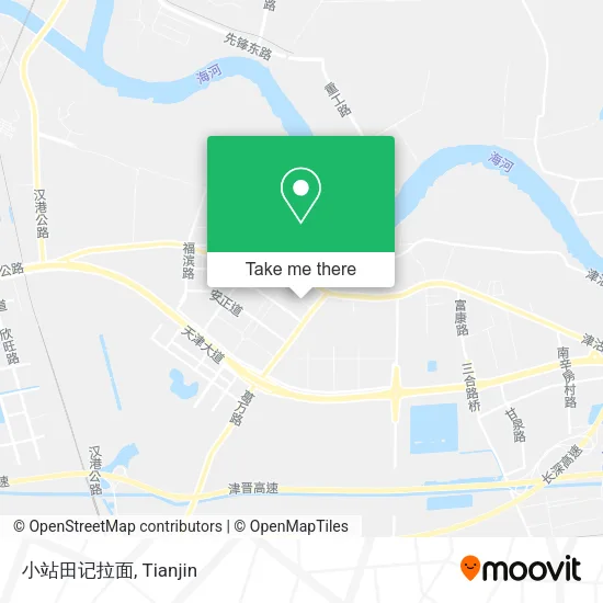 小站田记拉面 map