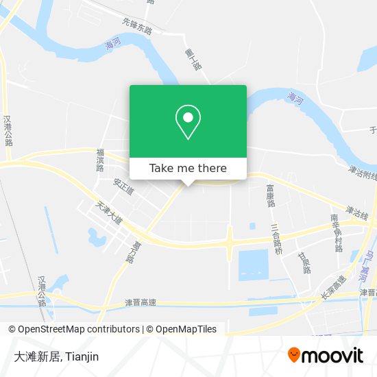 大滩新居 map