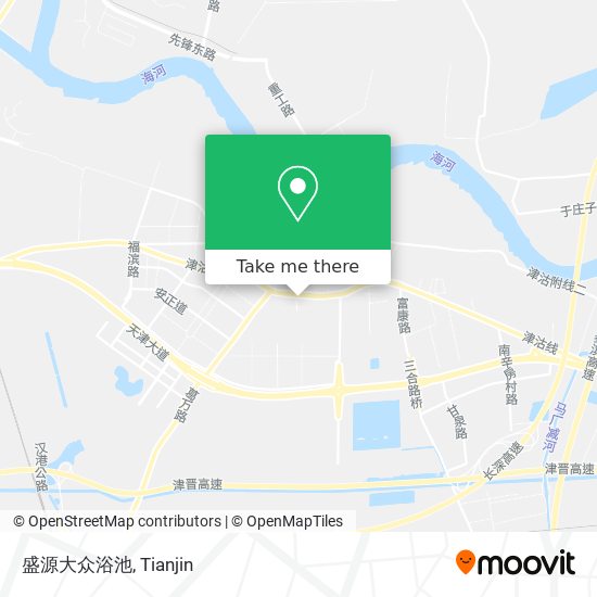 盛源大众浴池 map