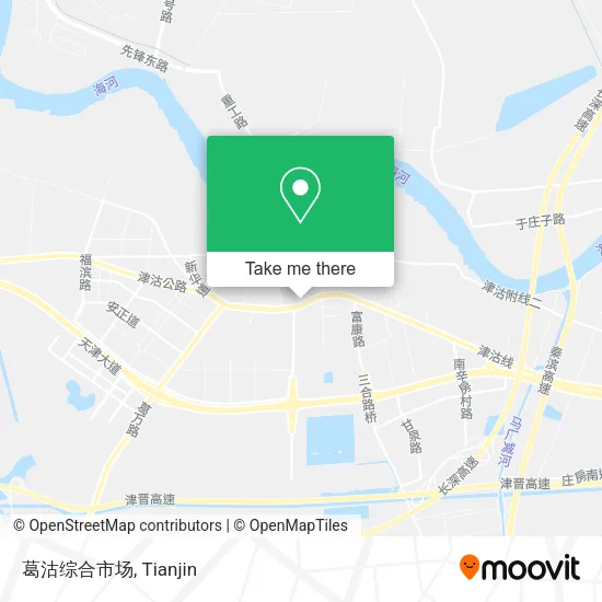 葛沽综合市场 map