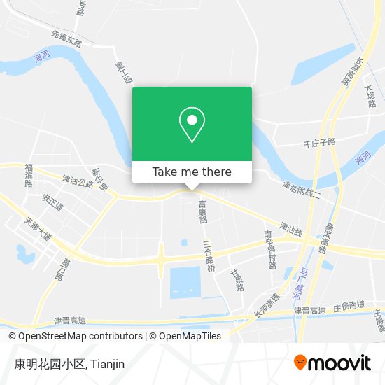 康明花园小区 map