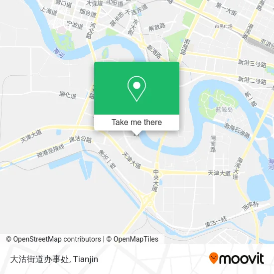 大沽街道办事处 map