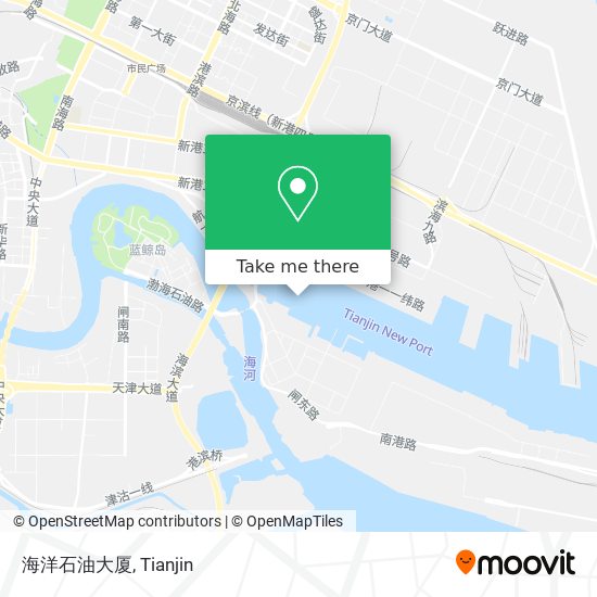 海洋石油大厦 map