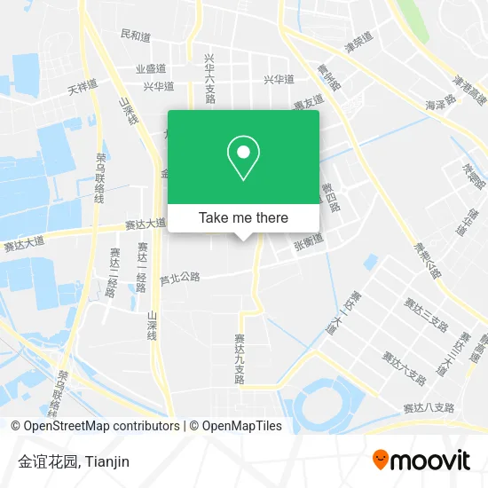 金谊花园 map