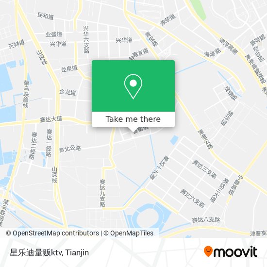 星乐迪量贩ktv map