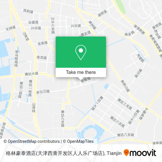 格林豪泰酒店(天津西青开发区人人乐广场店) map
