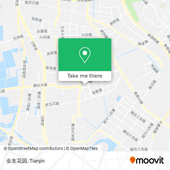 金友花园 map