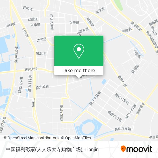 中国福利彩票(人人乐大寺购物广场) map
