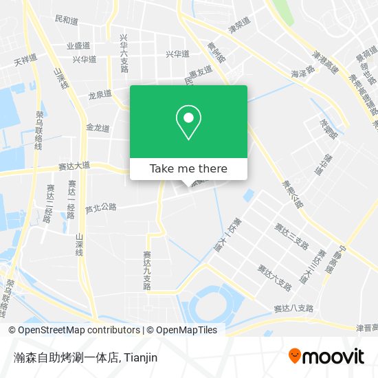 瀚森自助烤涮一体店 map