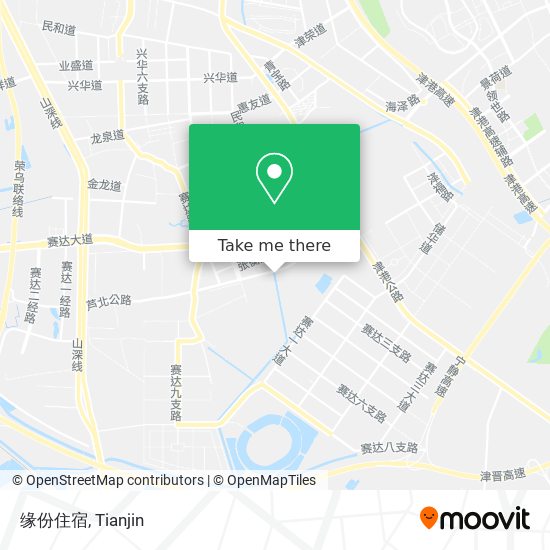 缘份住宿 map