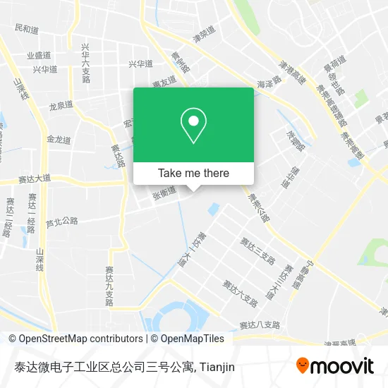泰达微电子工业区总公司三号公寓 map