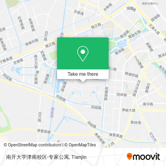 南开大学津南校区-专家公寓 map
