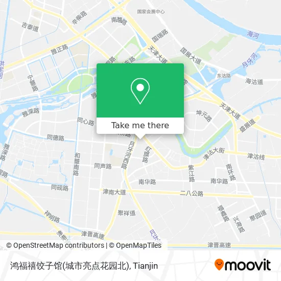 鸿福禧饺子馆(城市亮点花园北) map
