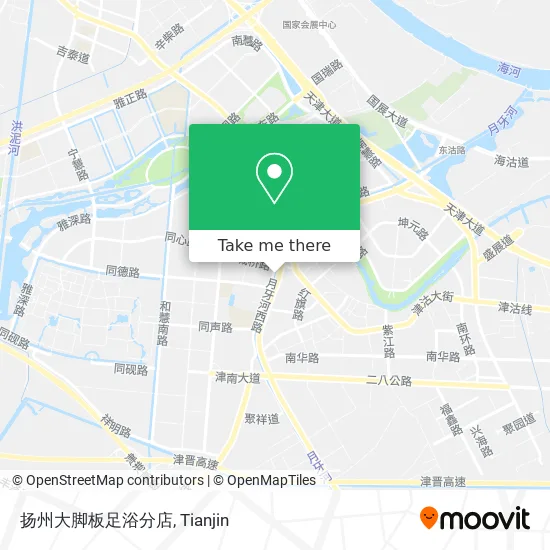 扬州大脚板足浴分店 map