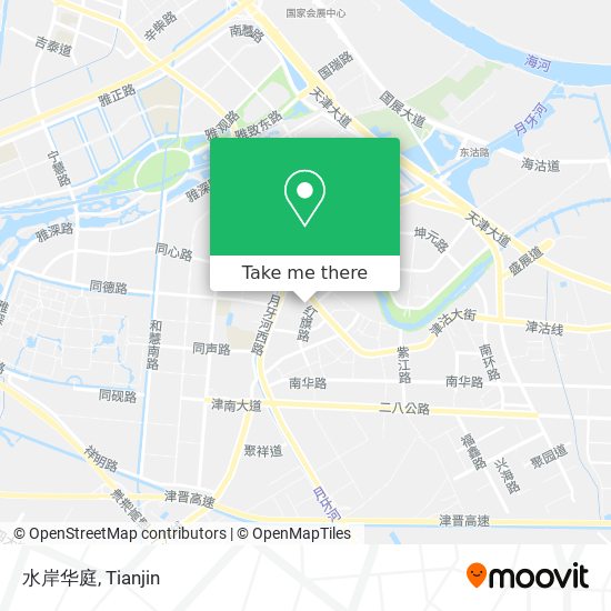 水岸华庭 map