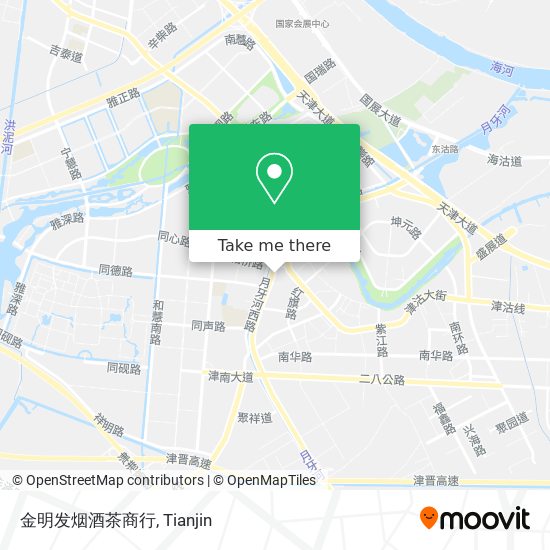 金明发烟酒茶商行 map