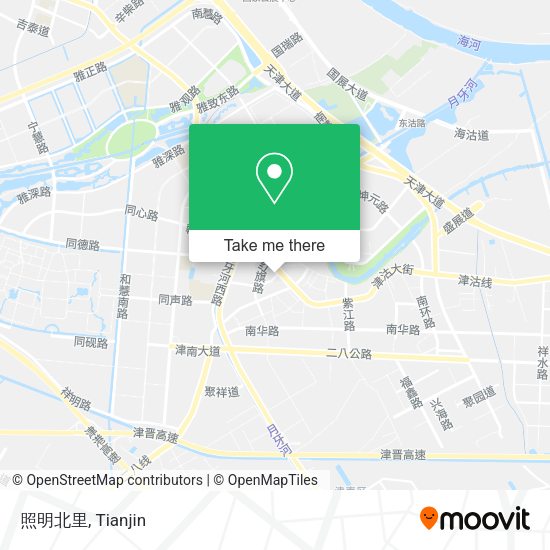 照明北里 map