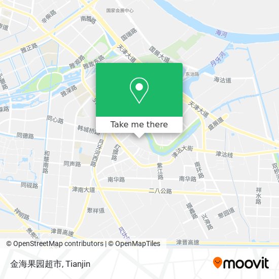 金海果园超市 map