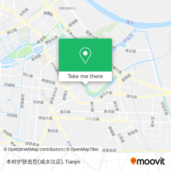 本村护肤造型(咸水沽店) map