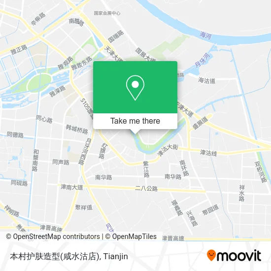 本村护肤造型(咸水沽店) map