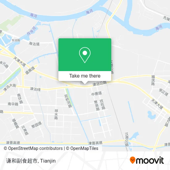 谦和副食超市 map