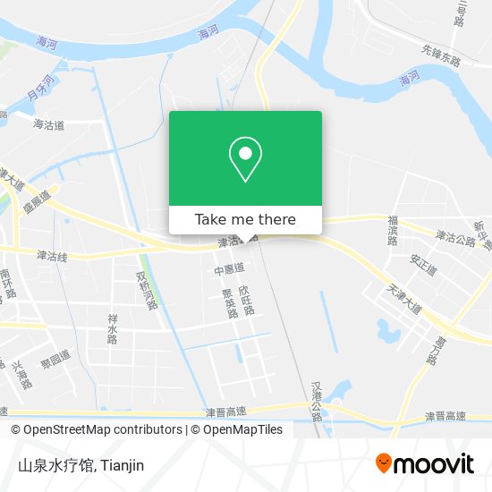 山泉水疗馆 map