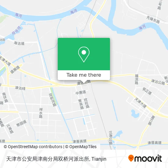 天津市公安局津南分局双桥河派出所 map