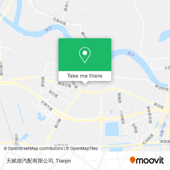 天赋德汽配有限公司 map