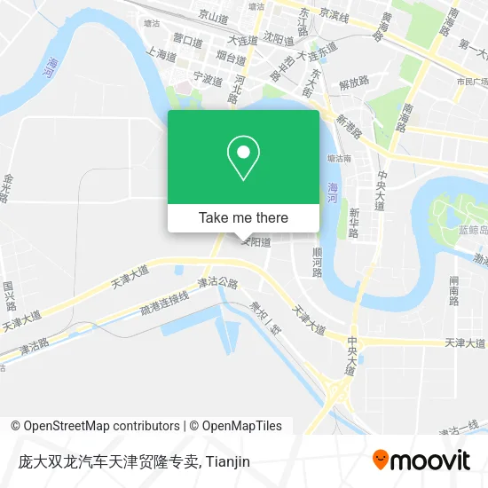 庞大双龙汽车天津贸隆专卖 map