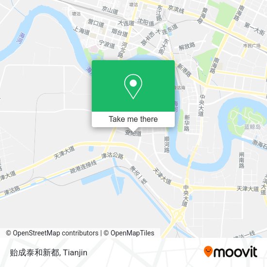 贻成泰和新都 map