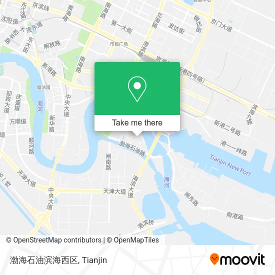 渤海石油滨海西区 map