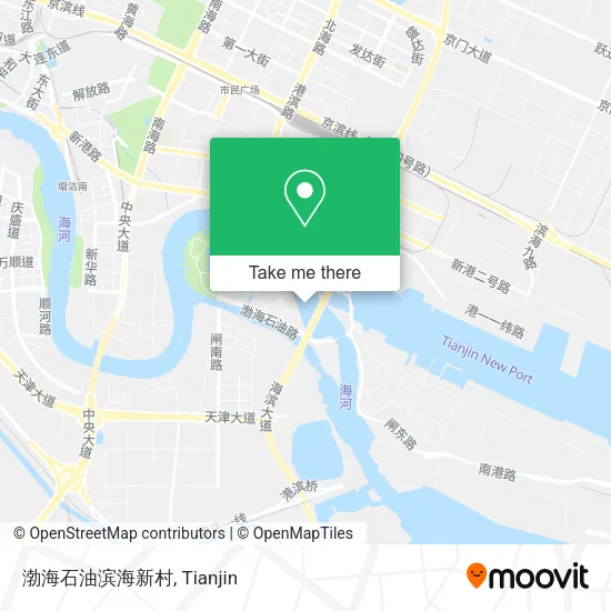 渤海石油滨海新村 map