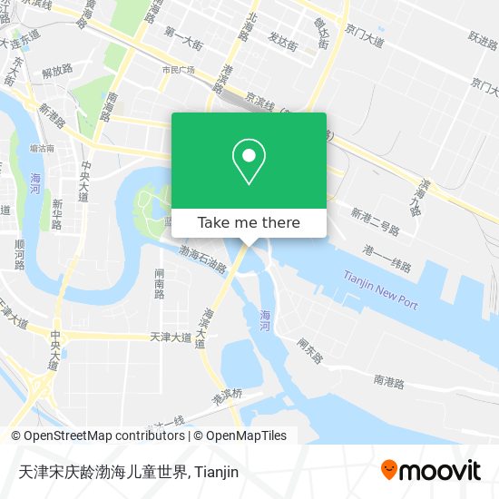 天津宋庆龄渤海儿童世界 map
