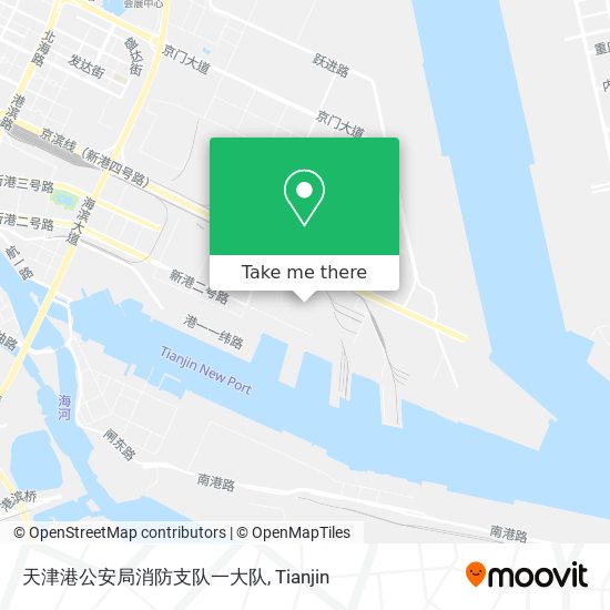 天津港公安局消防支队一大队 map
