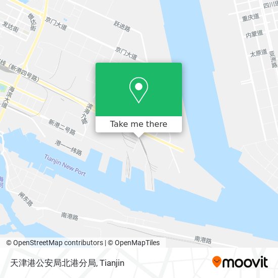 天津港公安局北港分局 map