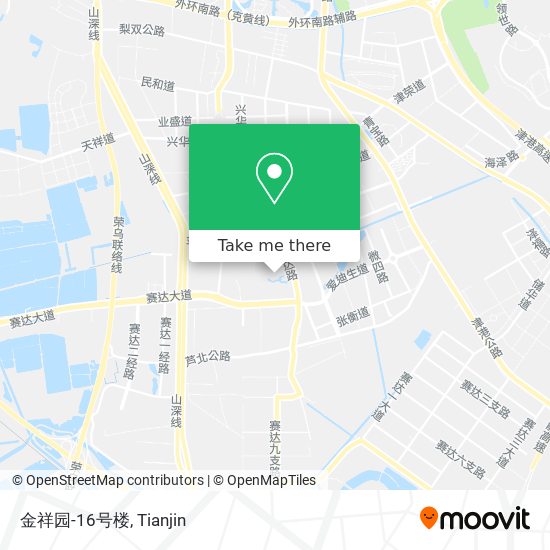 金祥园-16号楼 map