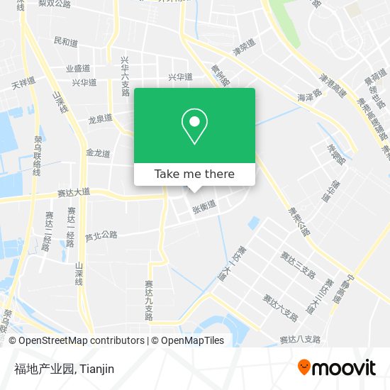 福地产业园 map