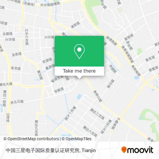 中国三星电子国际质量认证研究所 map