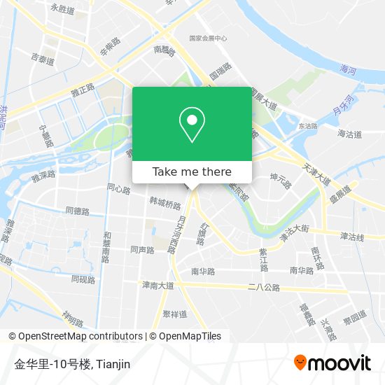 金华里-10号楼 map