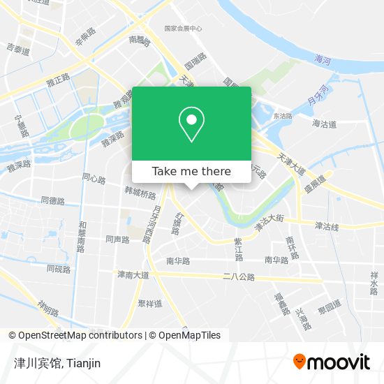 津川宾馆 map
