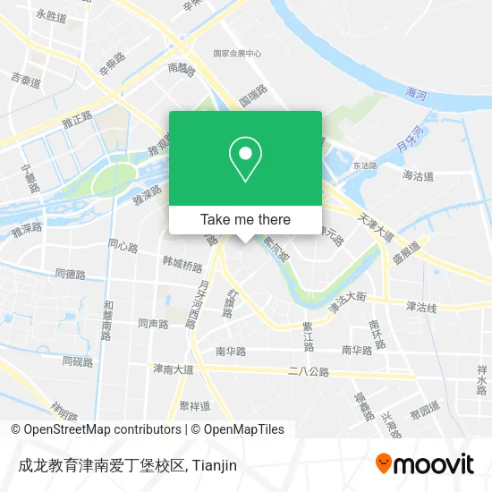 成龙教育津南爱丁堡校区 map