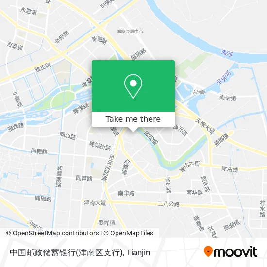 中国邮政储蓄银行(津南区支行) map