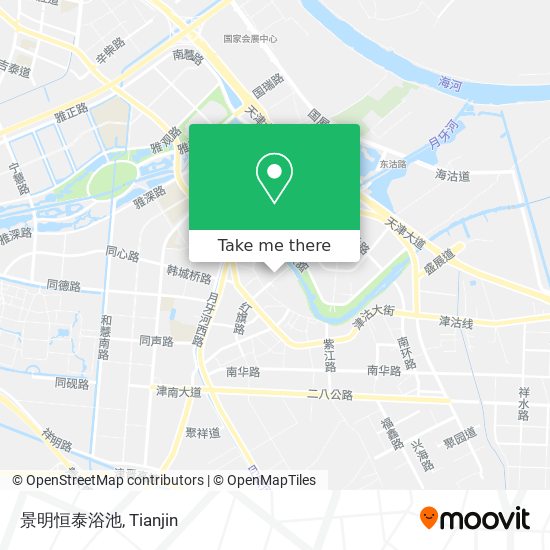 景明恒泰浴池 map