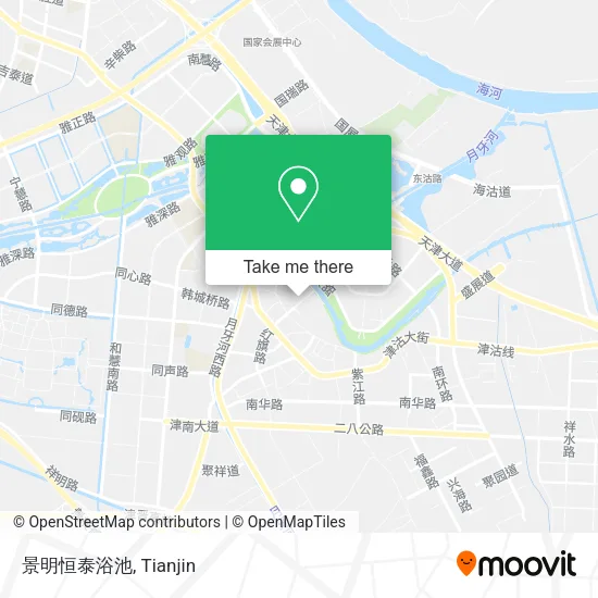 景明恒泰浴池 map