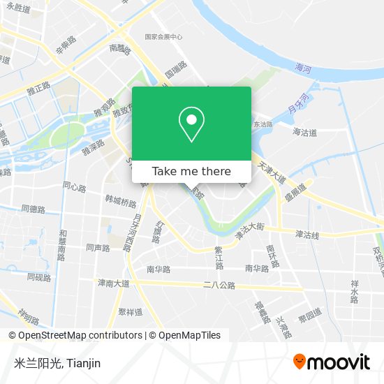 米兰阳光 map