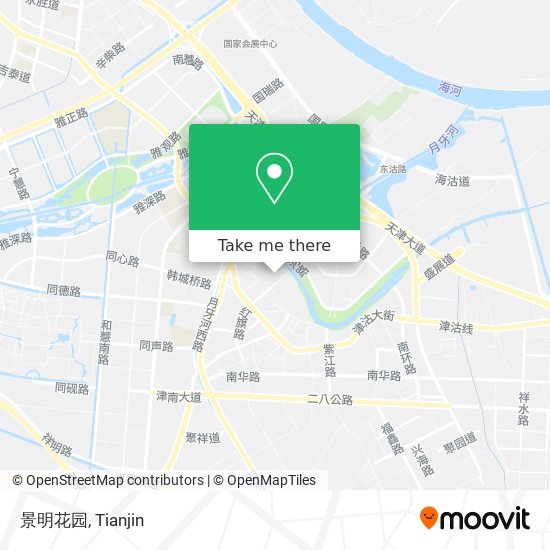 景明花园 map
