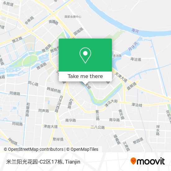 米兰阳光花园-C2区17栋 map