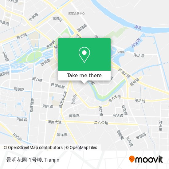 景明花园-1号楼 map