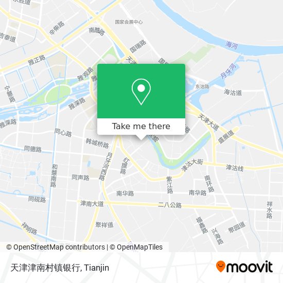 天津津南村镇银行 map
