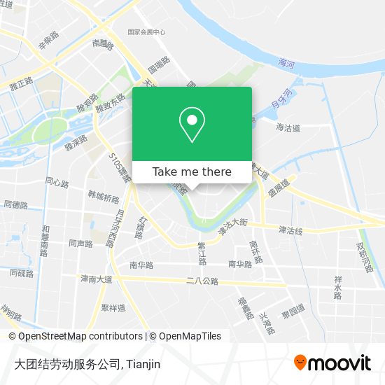 大团结劳动服务公司 map